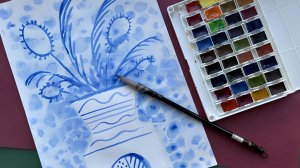 Натюрморт акварелью