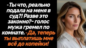 Жизненные истории/Ты что, реально подала на меня в суд?! Разве это законно?- голос мужа гремел по ко