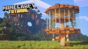 Minecraft | Как построить современный грибной дом | Мастер-класс