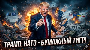 ⚡️Себастиан Сас | Крах альянса: Трамп назвал НАТО бумажным тигром. Европа в панике