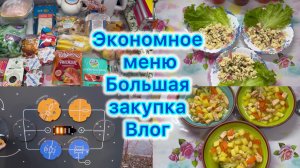 Экономное меню , закупка продуктов, влог #экономное меню #выживание #закупка