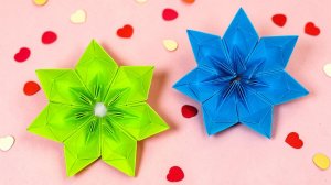 Как сделать красивые цветы из бумаги оригами
