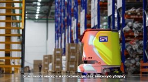 SPI Кейс-отзыв склад компании Биокард / роботы уборщики Pudu  MT1 и CC1