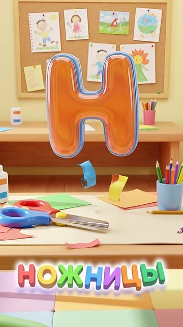 ✂️ Буква Н — Ножницы!