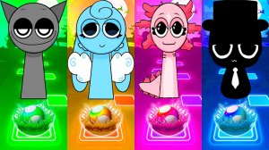 Coffin Dance Спрунки 240 уровень - Мультики про Спрунке | МУЛЬТФИЛЬМЫ SPRUNKI в Tiles Hop