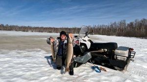Рыбалка на озере. Поймал трофейную щуку. Жерлицы.