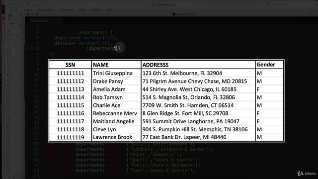 JobReady - 005 - Create Table and Insert Statements