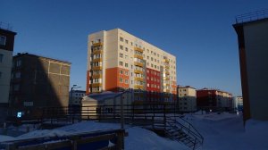 2026.04.02. Норильск. Реконструкция ул. Мира подолжается. Мороз -20.