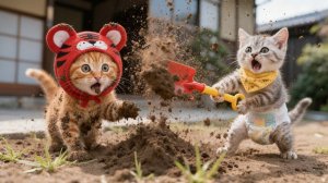 Сборник мультиков про котенка в тигровой шапочке. Детские мультики.