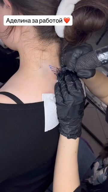 Процесс татуировки #тату #tattoo