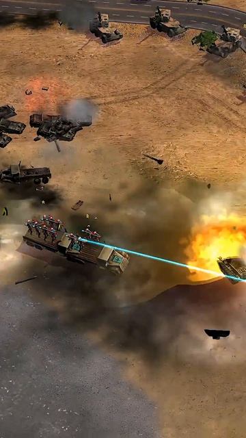 Лазерный США катается на ракетных грузовиках Армии Освобождения Палестины #warcommanders #zerohour