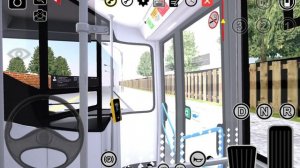 поездка на электробусе Камаз-6282 в игре Proton bus simulator.