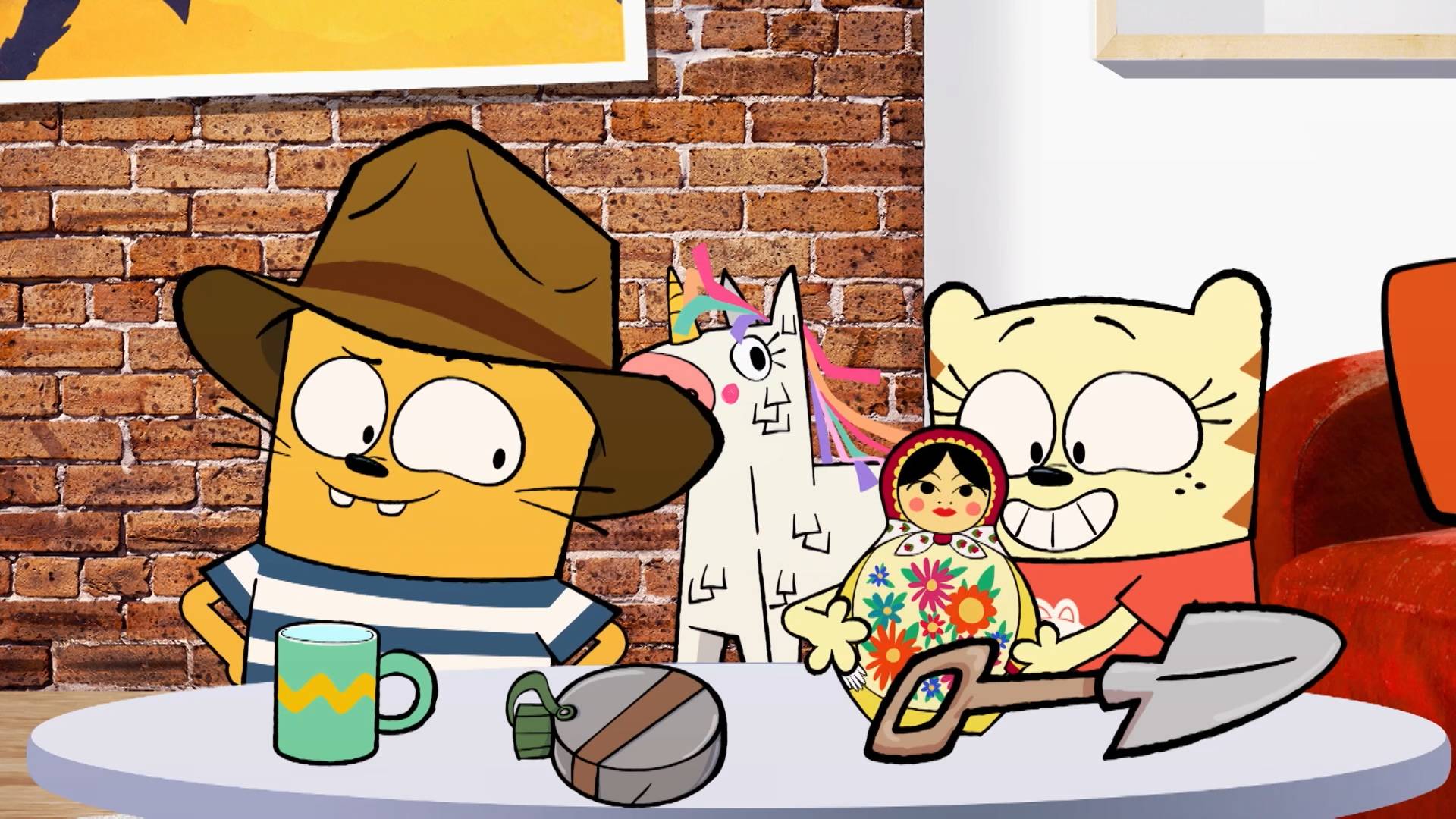 Олли и Мун,  51 серия. Матрёшка на ремонте в России