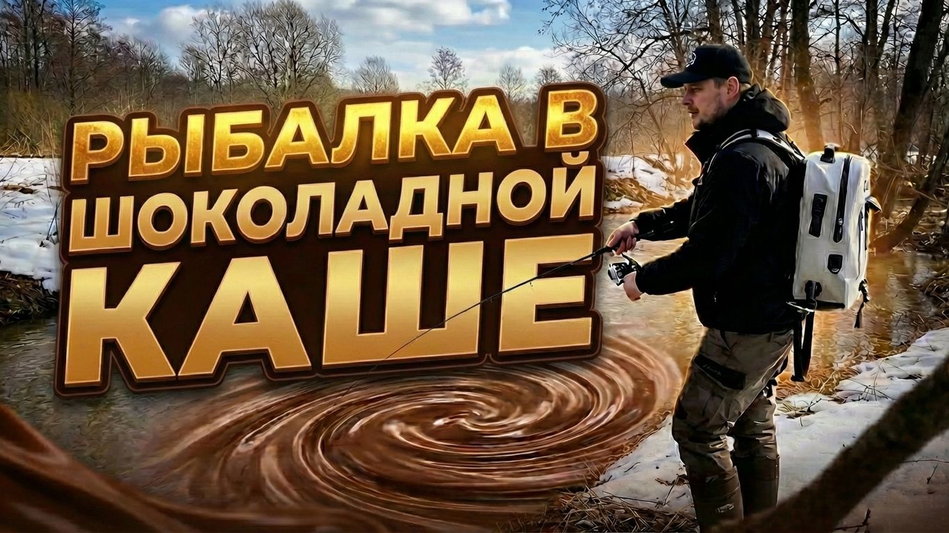 РЫБАЛКА В ШОКОЛАДНОЙ КАШЕ! Как ЛОВИТЬ РЫБУ в мутной воде? смотреть онлайн