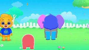 Детский развивающий мультфильм: угадай картинку, пазлы.