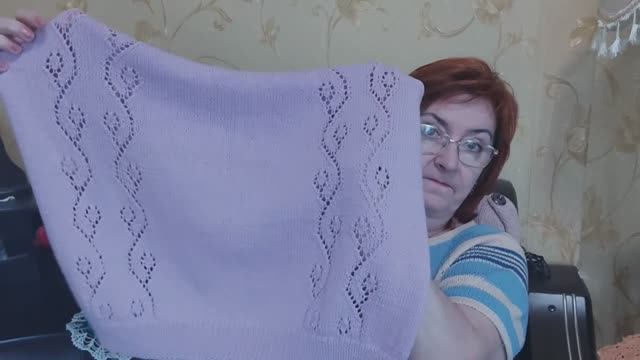 Процессы на час. Спинка джемпера готова.