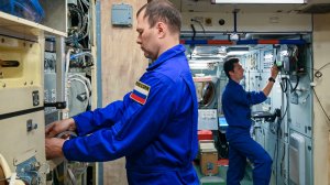 У дублирующего экипажа МКС-75 состоялась тренировка на тренажёрах российского сегмента МКСУ