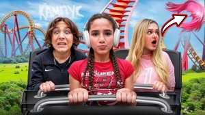 КАМПУС В ЛЕТНЕМ ЛАГЕРЕ! ЭКСТРЕМАЛЬНЫЕ ГОРКИ ПОПРОБУЙ НЕ ЗАКРИЧАТЬ 😱 СПАЛИЛАСЬ БЕЗ ПАРИКА 🤯