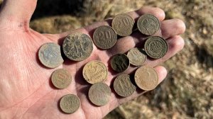 Зашёл в село, накопал монет!