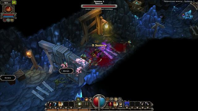 Прохождение Torchlight. Серия 4. Орденские шахты. Уровень 3.