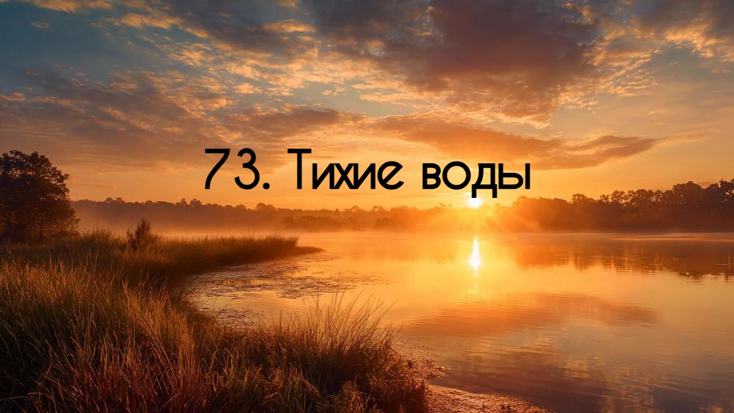 73. Тихие воды