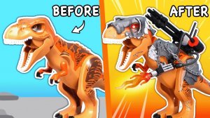 Это самые КРУТЫЕ БОЕВЫЕ ДИНОЗАВРЫ LEGO !