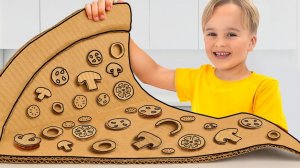 Картонный челлендж для детей с Крисом и Майком