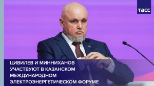 Цивилев и Минниханов участвуют в Казанском международном электроэнергетическом форуме