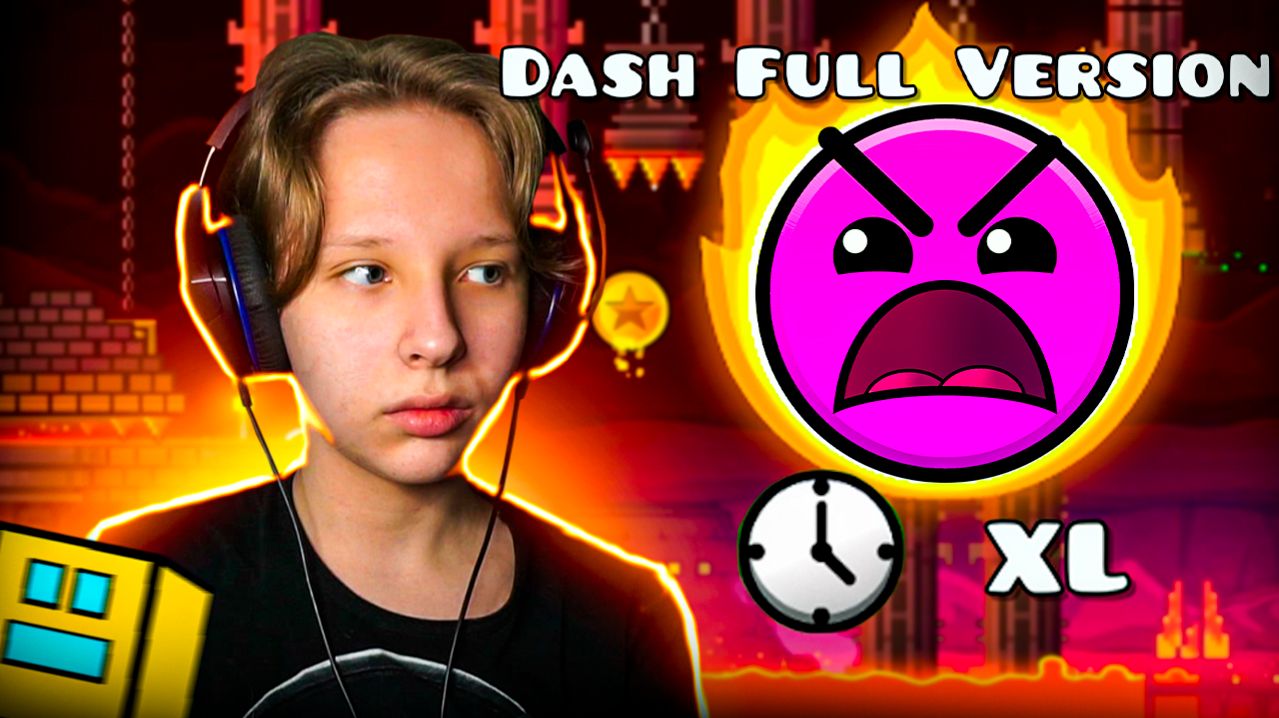 Прохожу ПОЛНУЮ ВЕРСИЮ Dash в Geometry Dash 2.2 смотреть онлайн