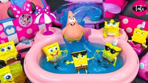 Играем в игрушки из мультика Спанч Боб. Мультфильм для детей. ASMR АСМР