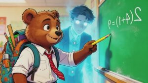 мультик для детей. для малышей. мишка и призрак