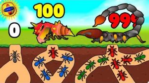 🌞МАЛЕНЬКИЕ МУРАВЬИ побеждают БОЛЬШИХ ВРАГОВ! - Empire of Ants - Idle Game #4