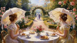 Визульные поэмы - Клод Моне `Розовый сад`