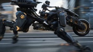 Forbidden Tech 02 _ Futuristic Sports Bike in Action ...