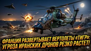 😱 Вертолёты-убийцы: Париж развернул «Тигров» против роя дронов Ирана