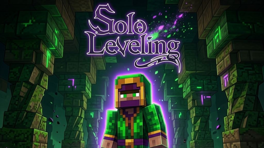 Майнкраф, но я поднимаю уровень в одиночку