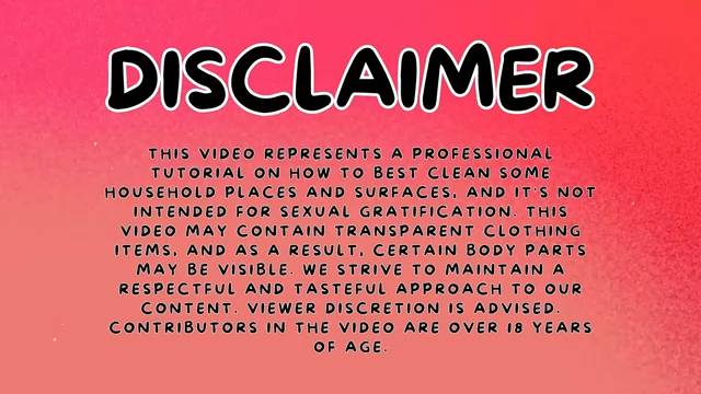 Fit Girl Cleaning In The Kitchen In Transparent Dress