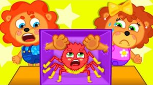 Маша и Леопольд Паучок в коробке - Мультик для детей