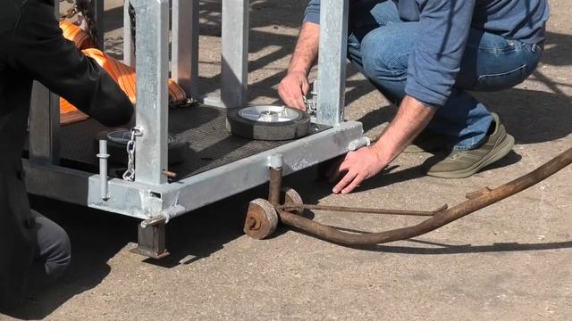 Станок для обрезки копыт. "Ортопед"