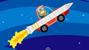 Котёнок Котэ. Волшебный гараж. Ракета. Мультик. Озвучка.