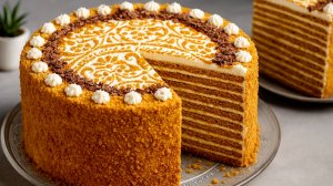 Королевский МЕДОВИК на праздник! Классический Рецепт, который никогда не подводил! Медовый торт!