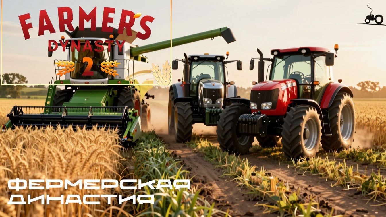 Farmer's Dynasty 2 - УЧИМСЯ СОБИРАТЬ УРОЖАЙ И БЕНЗОПИЛА\Эпизод 4
