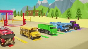 Школьный автобус и футбольные мячи - Детские стишки и песенки