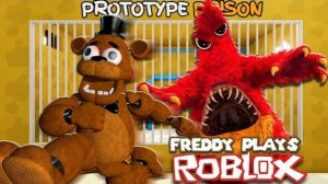 МИШКА ФРЕДДИ УБЕГАЕТ ОТ ЧАМА В ТЮРЬМЕ РОБЛОКС! ROBLOX FNAF POPPY PLAYTIME