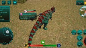 Выживание за Гигатонозавра+праздную 10 подписчиков 🎉🎉🎉