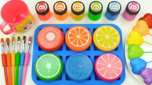 Мультики для детей | Сердечки из Слайма 😍 Смешивание Цветов