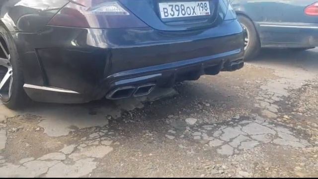 Выхлоп прямоток Mercedes CLS C219 3.5