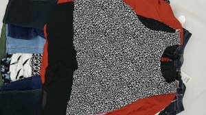 42852 ПРОДАН Большие размеры микс женский, 1пак, 92102, секонд (cream/extra) оптом