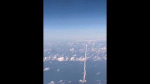 Пассажирский самолет запечатлел момент запуска космического корабля Artemis II, — СМИ.