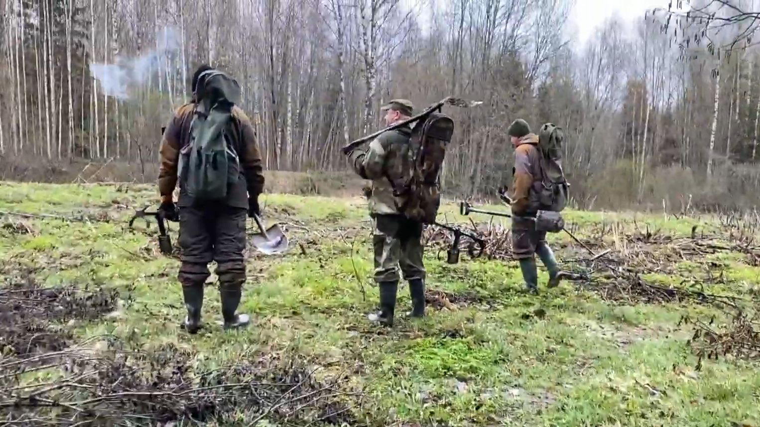 Разведка с камрадами в новом месте